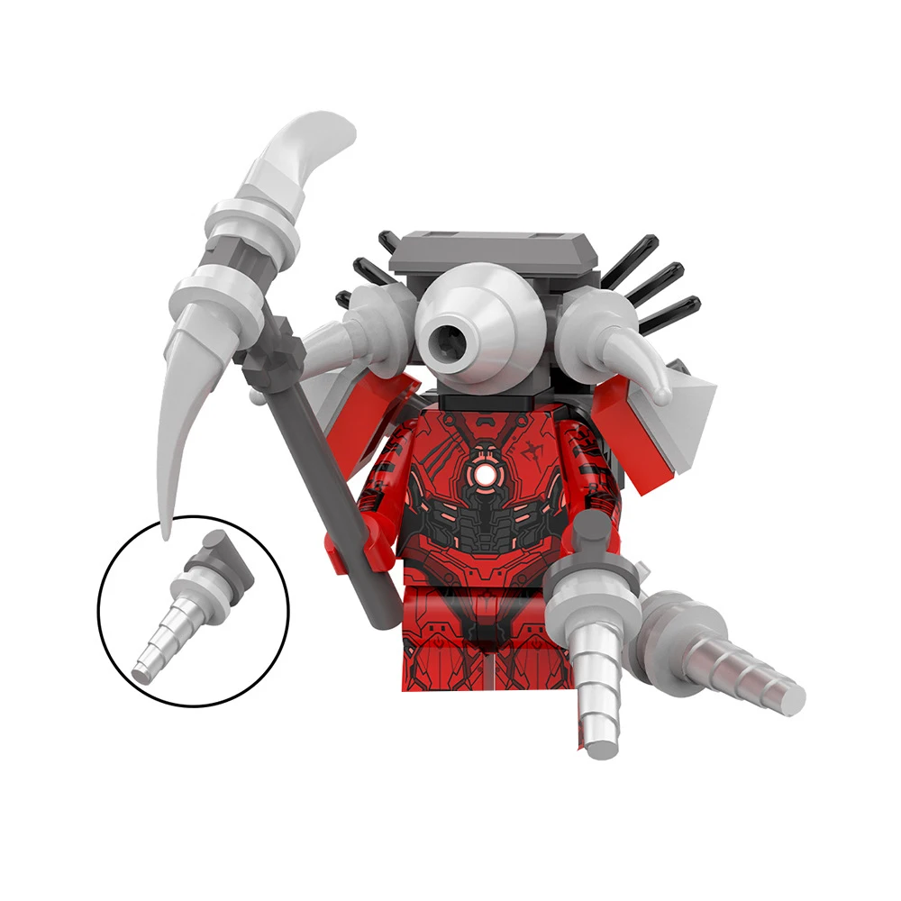 LG1014 Skibidi Toilet Titan Mini Figures YouTube Animation Figure Mini Block Set Assembled Toy Small Particle Building Block Toy