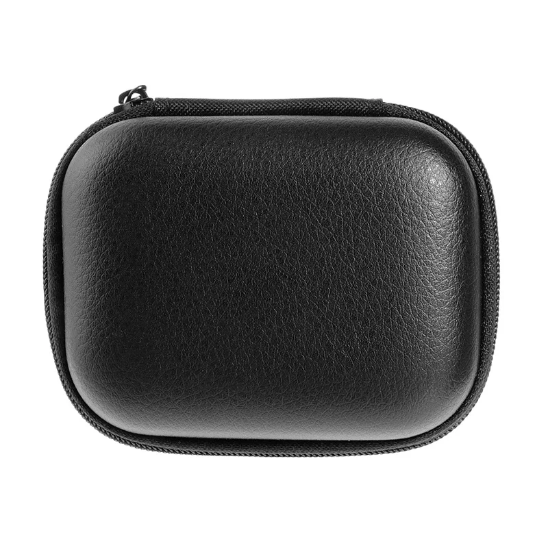 High Quality Litchi Pattern Imitation Leather Storage Bag Thickened EVA Earphone & Headphone Case Special Purpose Case