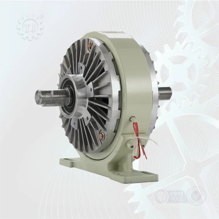 Double shaft winding water cooling magnetic powder clutch for printing machines