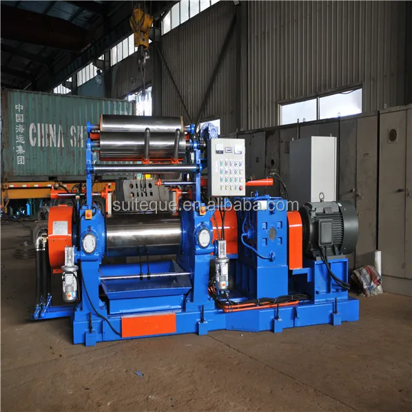 CE open mill silicon rubber two roll mixing mill