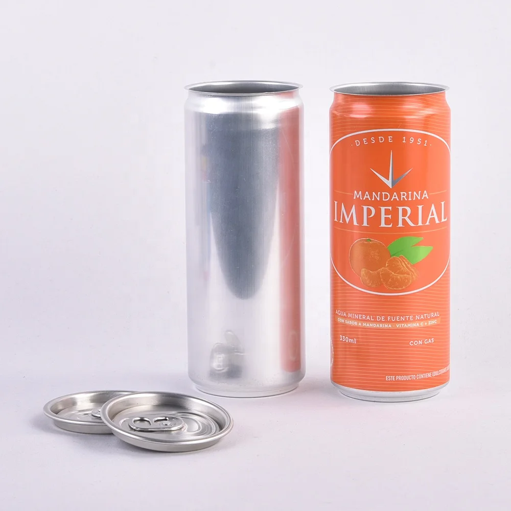 Competitive Price 355ml 310ml 330ml Colorful Printed Aluminum Cans and 58mm Lids for Soft Drink Beverage Sleek 250ml Beer Can