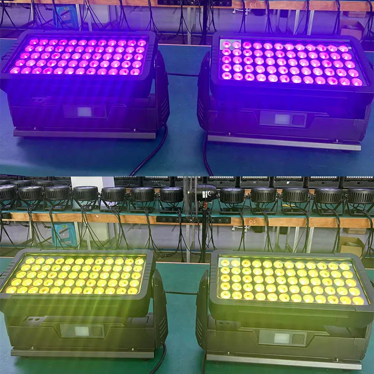 Waterproof IP65 60X10W Rgbw City Color Wash Light Led Flood Light Led Wall Washer