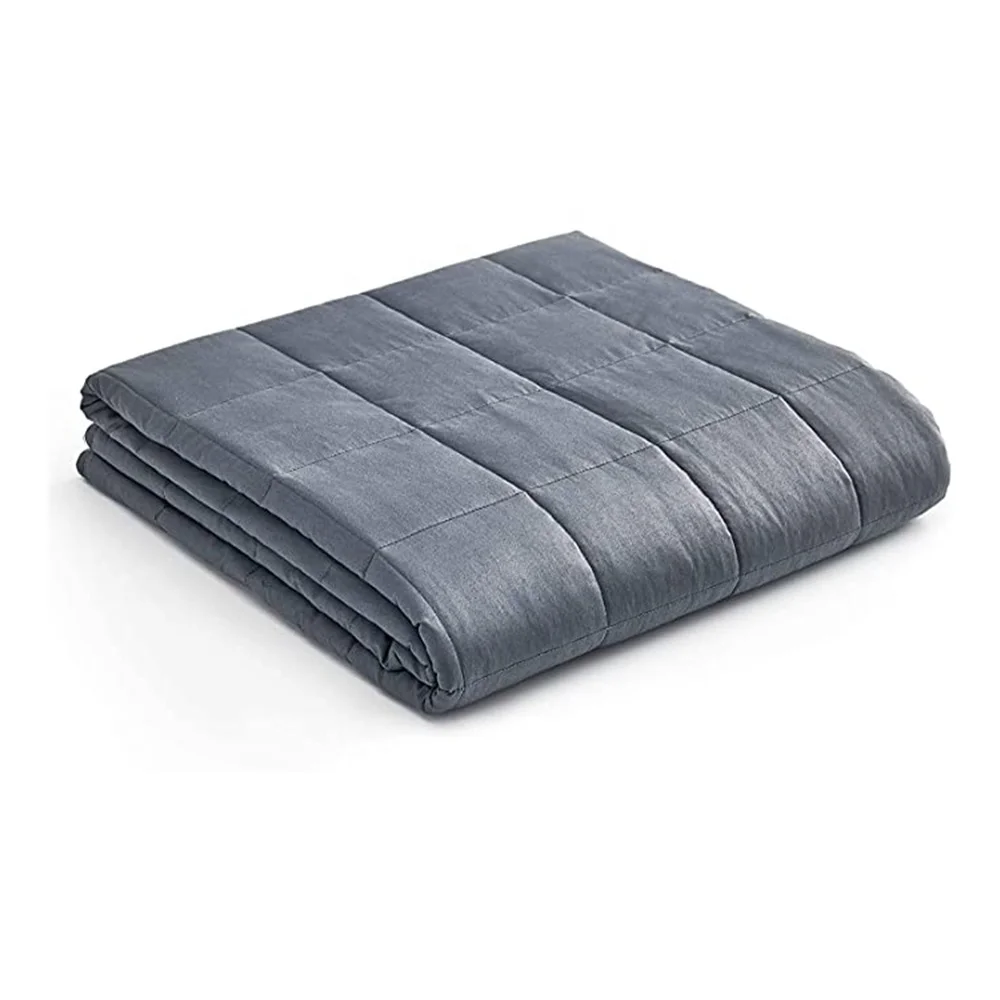 
Comfortable Customized Competitive Microfiber Gravity Blanket 10lbs/12lbs/15lbs/20lbs/25lbs Quilted weighted blanket 
