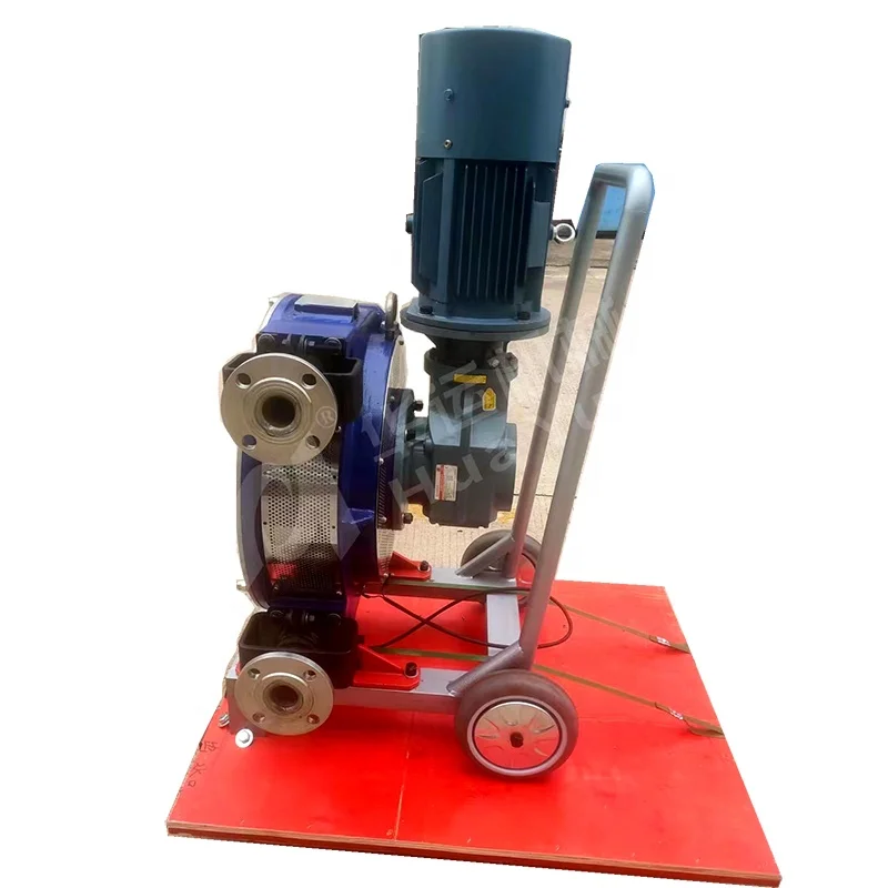 HUAYUN  mini portable mobile trailer transfer concrete pump