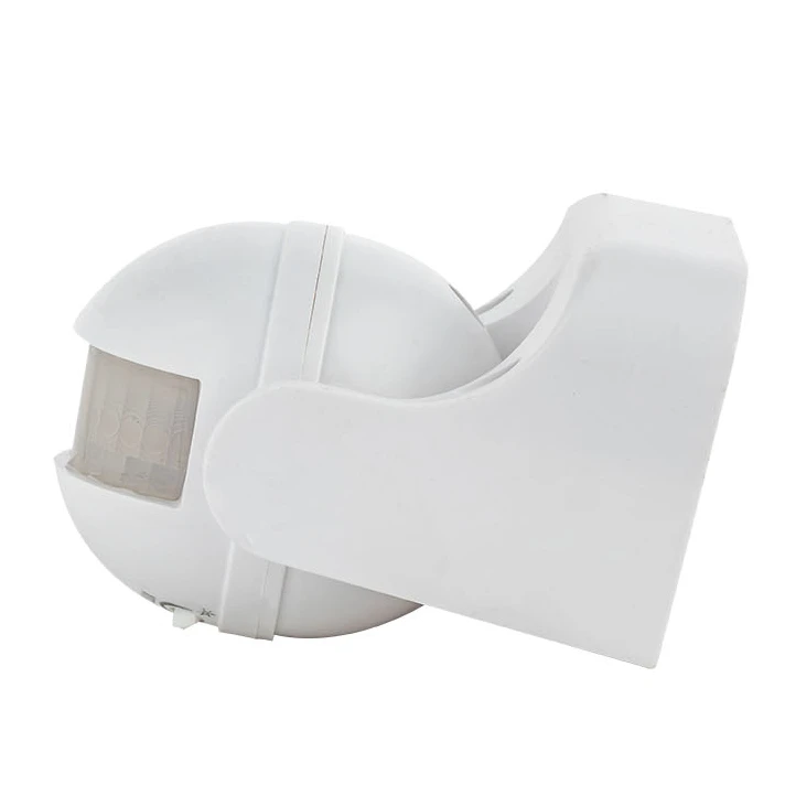 Infrared Sensor Switch IP44 Outdoor PIR Security Motion Sensor with 180 Degree Induction Angle Induction Distance 12 m