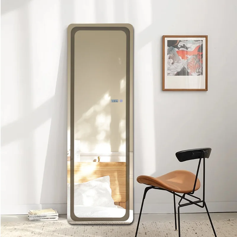 Dahua Wall-Mounted LED Salon Mirror Modern Full Length Rectangle Fog Anti Dressing Mirror for Bathroom Smart Mirror
