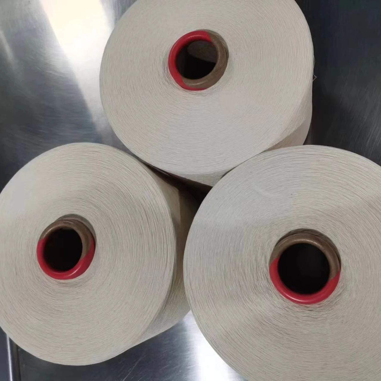 Compact Open End Ring Spun Weaving Knitting Yarn Price 21s-32s Pure 100% Combed Cotton Yarn