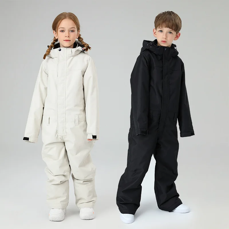 Kids One Piece Snowsuits Overalls Ski Suits Jackets Coats Jumpsuits Winter Outdoor Waterproof Snowboarding Wear