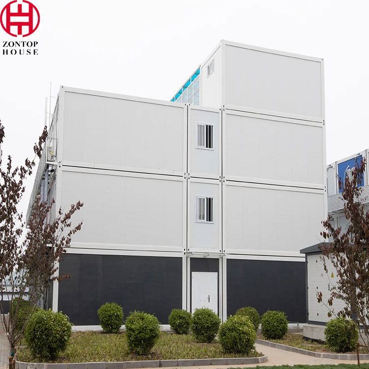 Zontop ready modern easy assemble resort tiny 2 room prefabricated steel modular container prefab houses homes