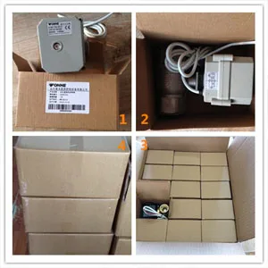 2 way WRAS approved  3/4' AC220V brass electric motorized  ball valve with manual override