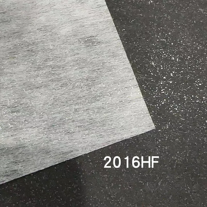 Non woven fusible interlining 2016HF Nonwoven Fusing Interlining Paper for Garment Embroidery