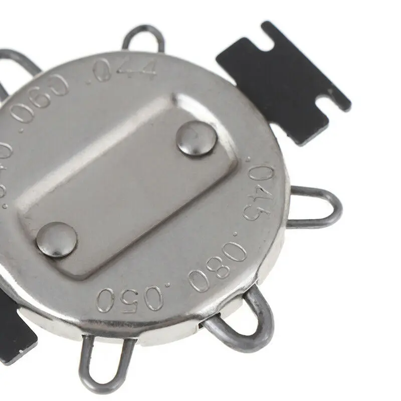 Motorcycle tools spark plug gauge small 6-wire leaf 1.02-2.03mm feeler gauge gap gauge