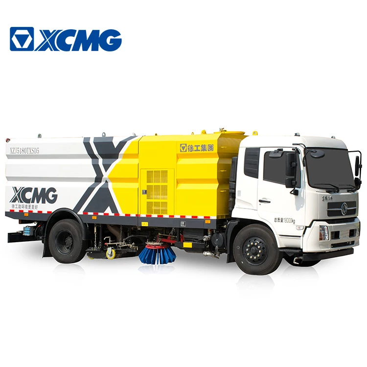 XCMG Official Manufacturer 8 tons Sprinkler Sweeping Truck XZJ5160TXSD5 for sale