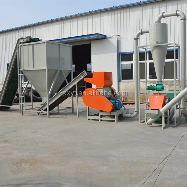 
 Машины для резки шин для порошка резины/установка для переработки использованных шин  