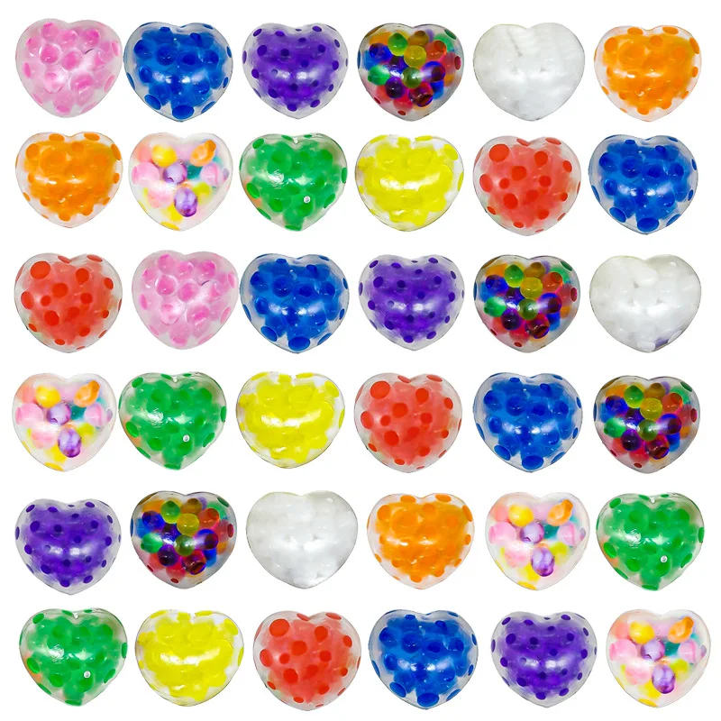 Wholesale Children Toy Heart Mini Foam stress Balls Anti Stress Birthday Gift Heart Shape Stress Ball