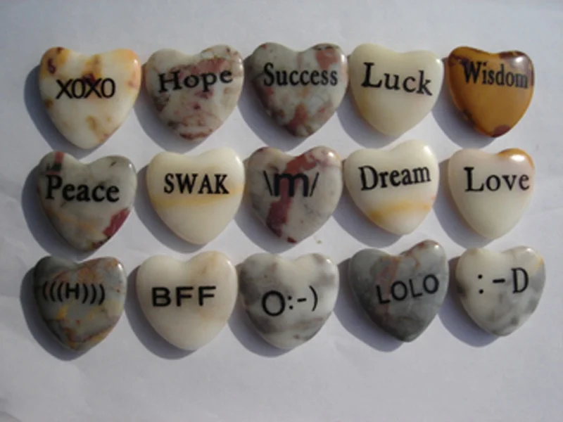 Modern Art Decoration Marble  Heart Shaped  Sculpture For Sale