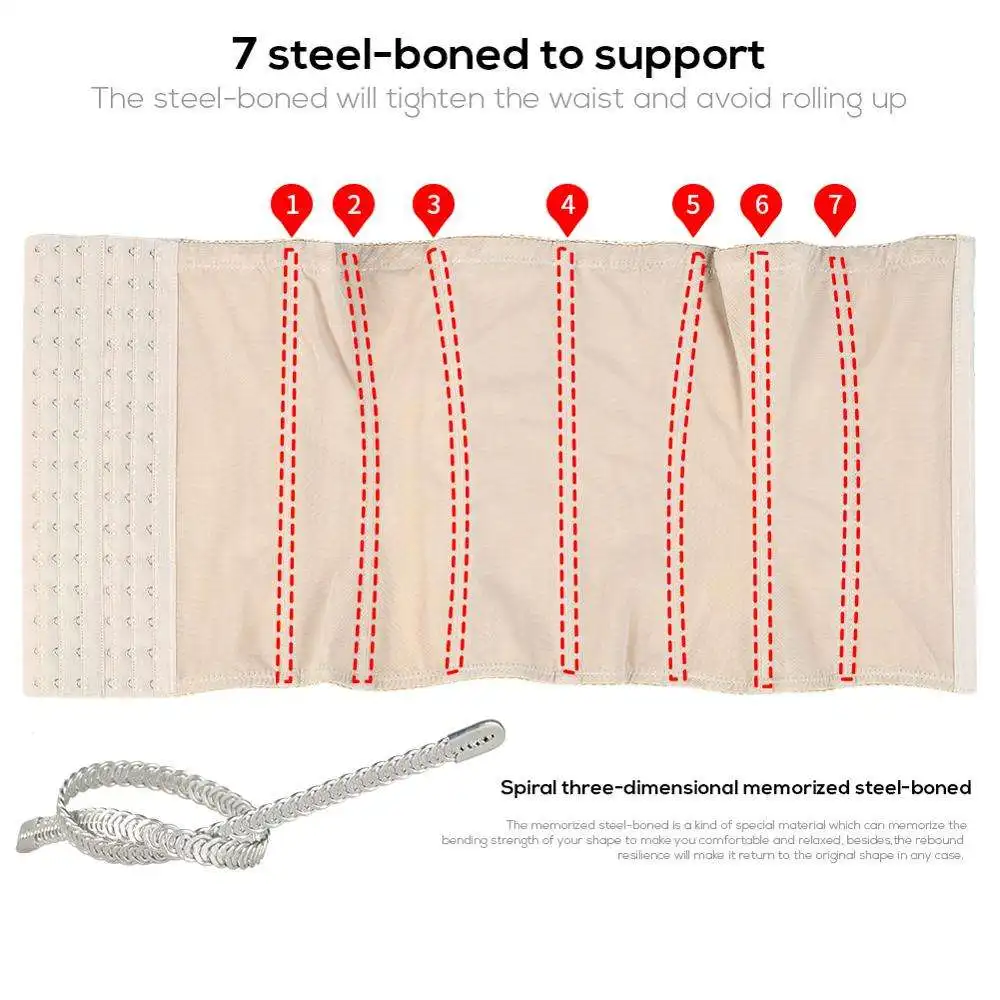 Corset Body Shaper Waist Trainer Shaperwear Bustiers Corsets Slimming Belt Underbust Modeling Strap