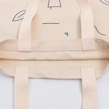 B143 Factory Price Printed Cotton promotional Canvas Tote Bag Wholesale silk screen printing organic tote bags