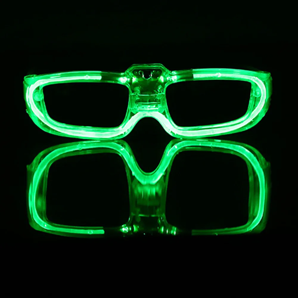 Christmas festival party LED luminous glasses square Cold Light Bar nightclub party supplies