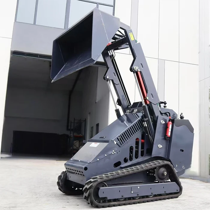 SKT-750 Diesel Mini Loader Construction Site Bulldozer Forklift Farm Manure Removal Loader