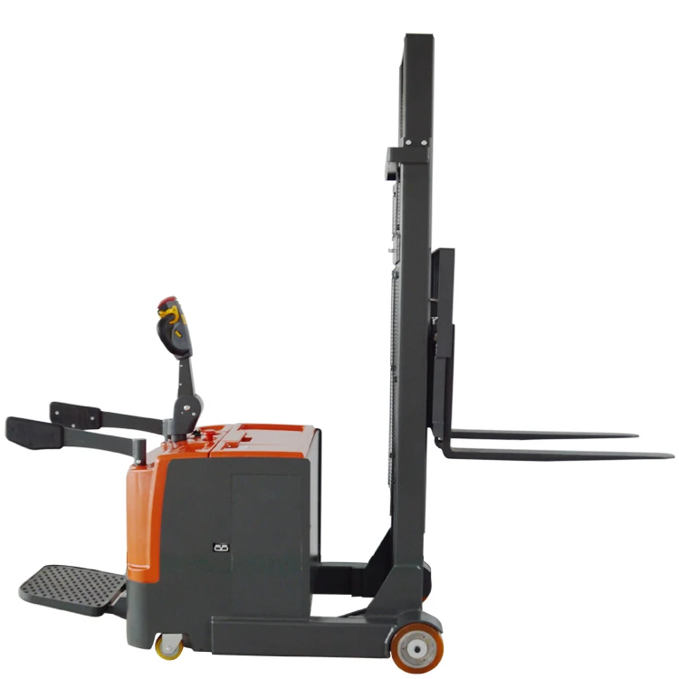 Unique Supply Narrow track electric pallet counterbalance stacker for sale