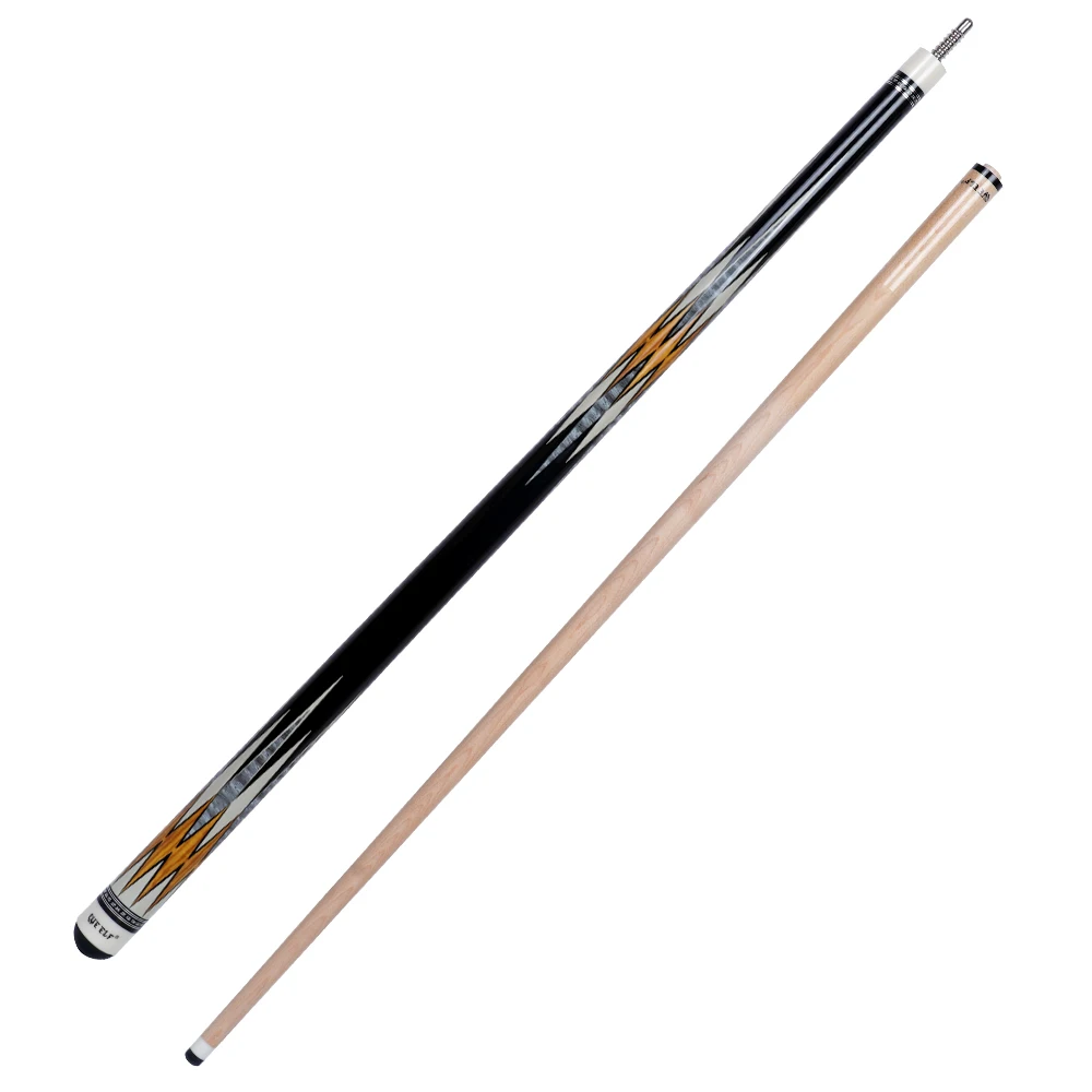 Xmlinco 3 Cushion Carom Cue 142cm Stainless Steel Joint Carom Pool Cue