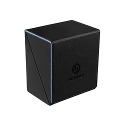 Custom Small Deck Box For Board Game Card Cover Flap PU Leather Two Decks MTG Card Box Card Desktop Folded Storage Deck Box