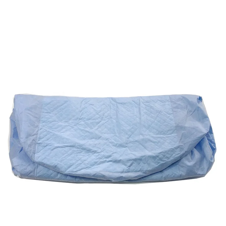 Chinese Manufacturer Suning Disposable SMS Non-woven Hospital Medical Bed Cover with  Fluff Pulp
