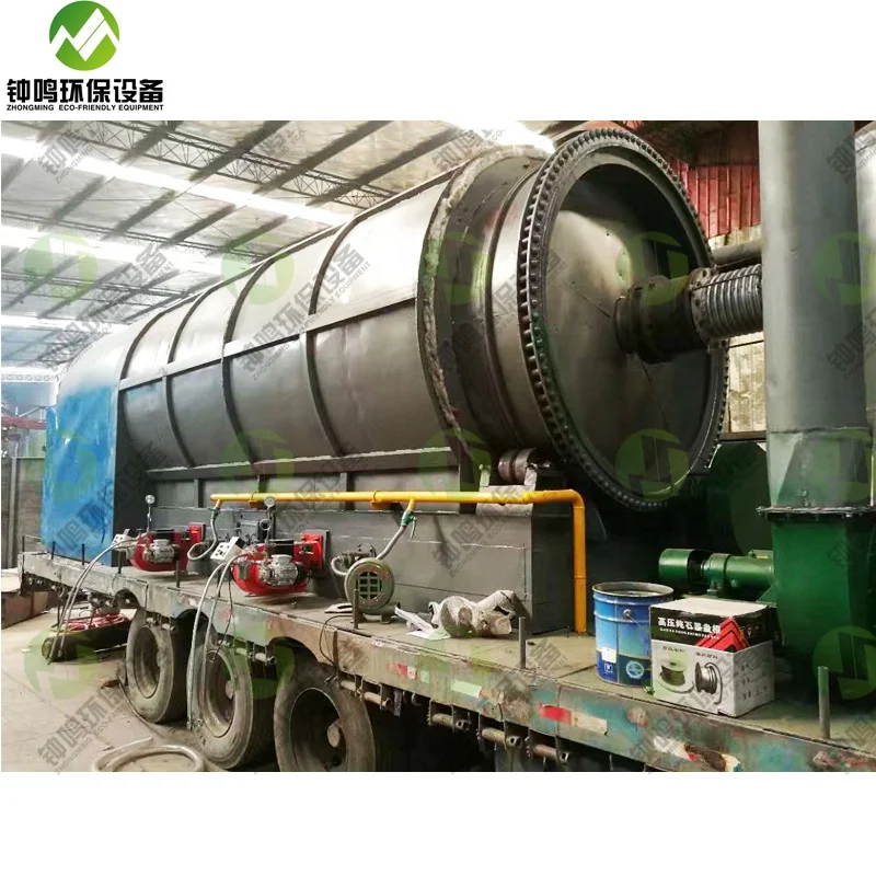 
Mobile tyre recycling plant machinery with CE 