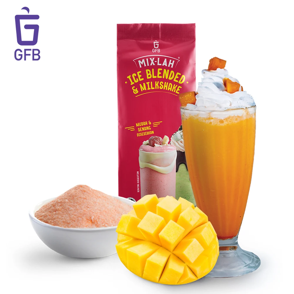 Смешанный порошок для смузи со льдом и ароматом манго для чайного магазина