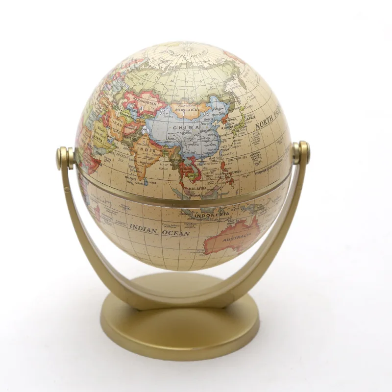 
Arts and crafts small teaching art globe English version plastic craft teaching table decoration globe 