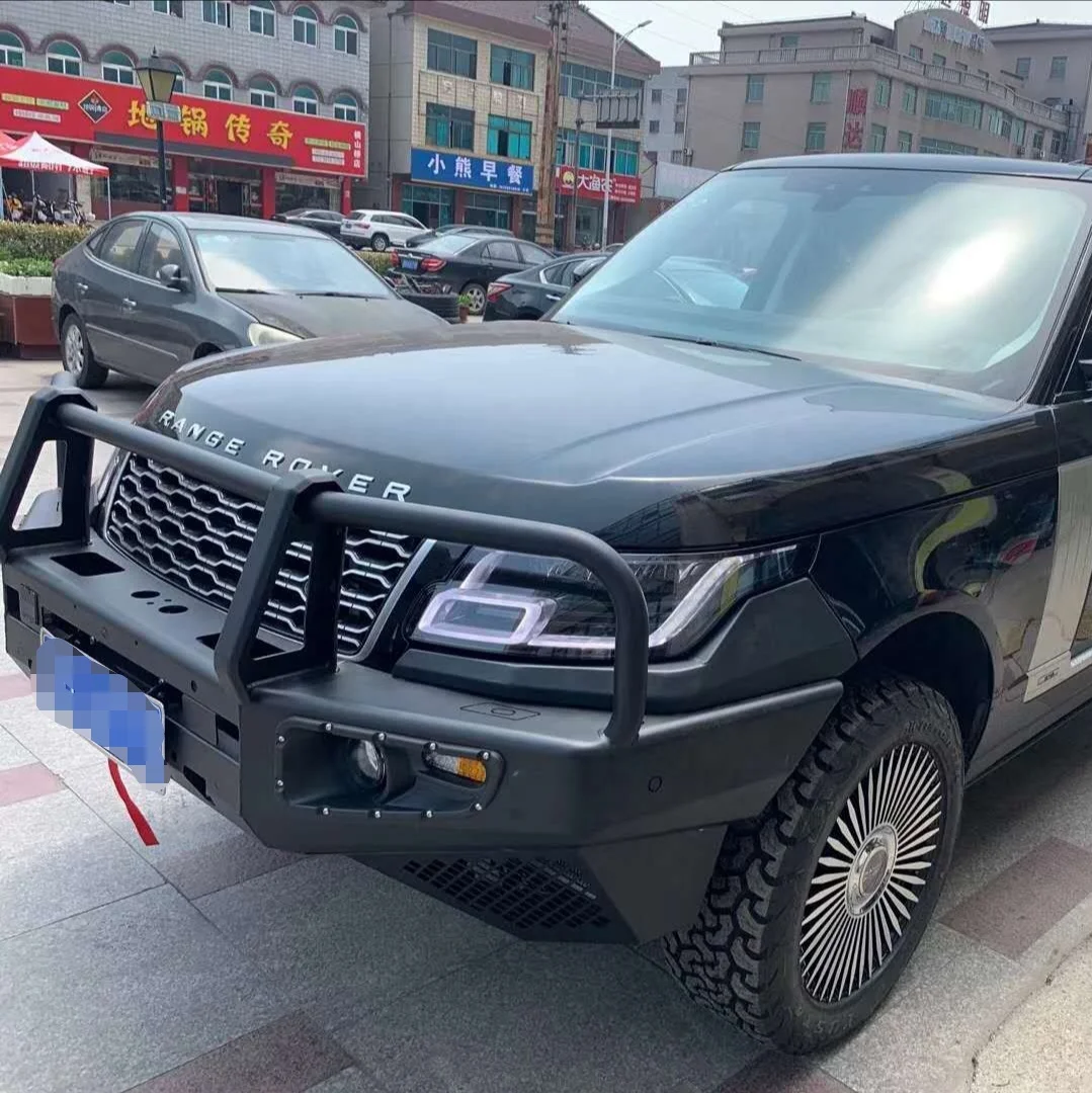 Range Rover Steel Front Bumper And Rear Bumper Bull Bar Nudge Bar For Range Rover