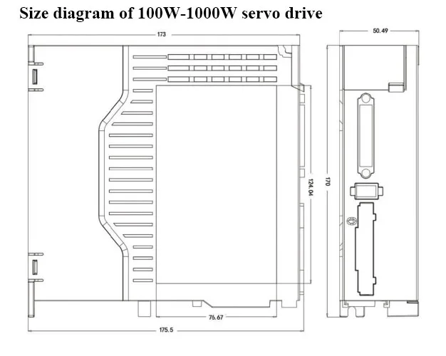 SD800 Ethercat Bus Servo Drive 2.7kw 4.5kw 5.5kw 7.5kw 380V ac servo motor with drive