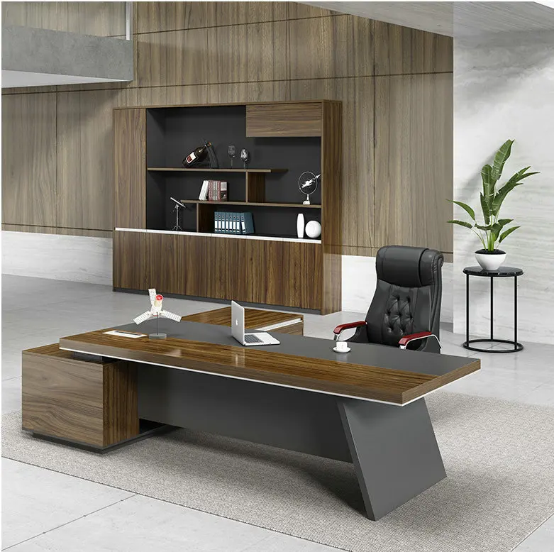 High Quality Meeting Room Desk Conference Table Staff Chair Office Desk Chair Melamine Top Modern Durable Office Furniture