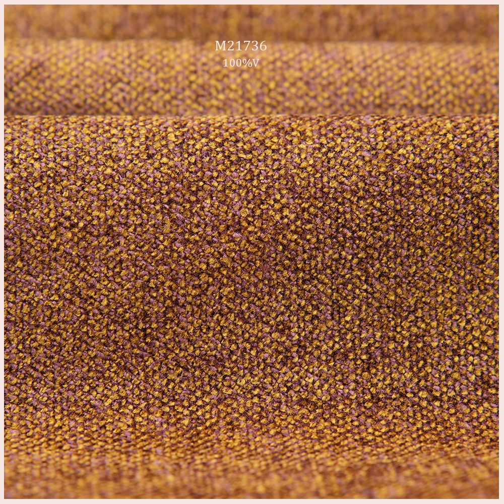 Gorgeous Chenille Plain 100% Viscose Upholstery Fabric for Sofa Pillow Curtain Cushion Panel Furniture