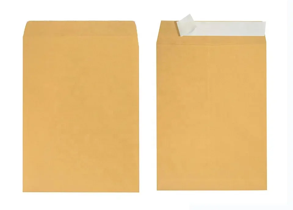 #Hot Business Paper Envelopes Office Products Peel Seal Self Seal A4 Kraft Paper Envelope brown money & cash envelope