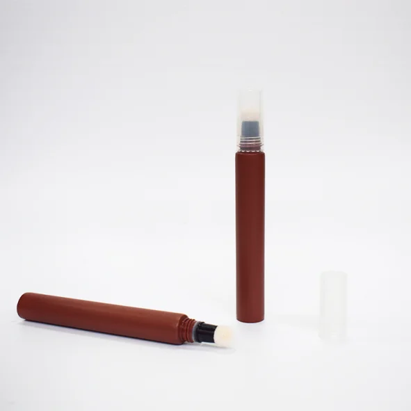 empty plastic tube with flip cover for lip gloss cosmetic packaging cosmetic supplier