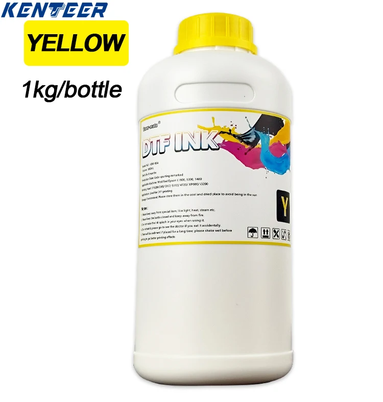 High fluidity 1 liter dtf transfer textile ink xp600 I3200 L1800 Dtf Ink multi-color DTF pigment ink