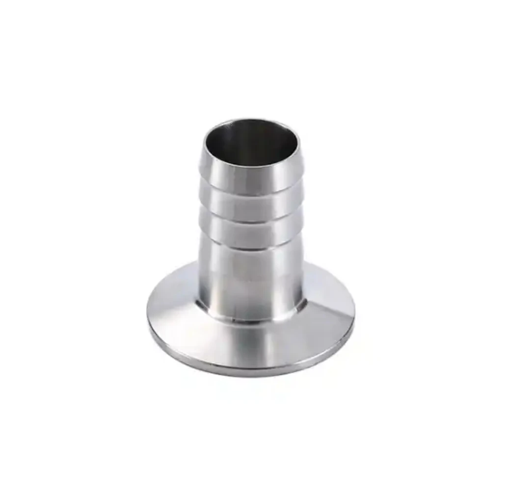 Competitive Price Drawing Custom China factory sanitary hydraulic hose crimping tri clamp Stainless Steel hose coupling fitting