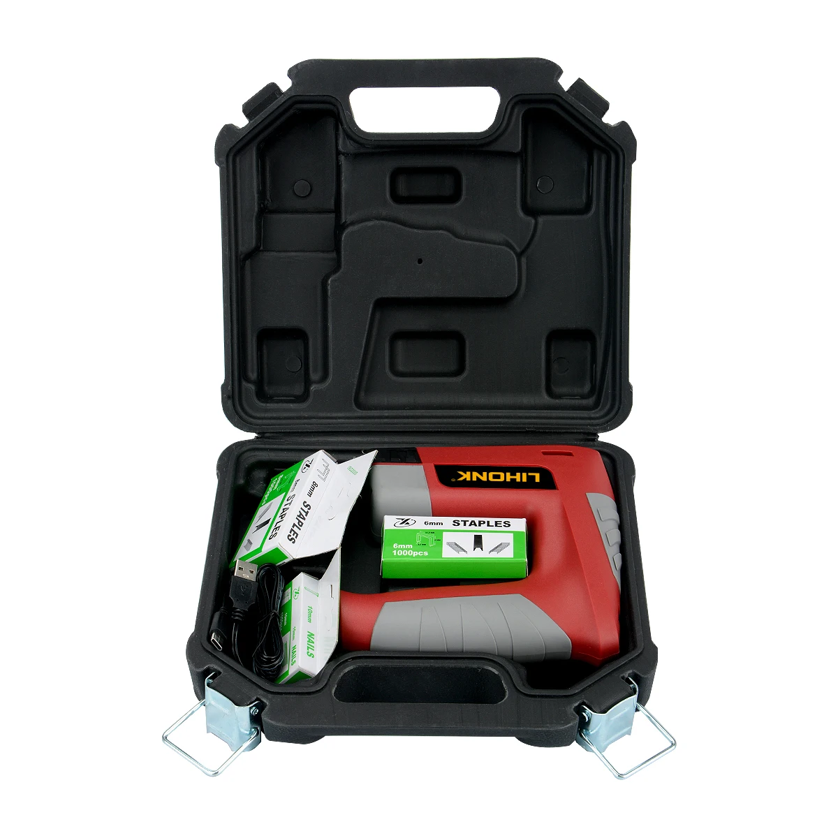 LK-TF10 USB Charging 4.2V 2.0Ah Cordless Nailer Gun Stapler Nail Gun Machine Wireless Stapler Nailers