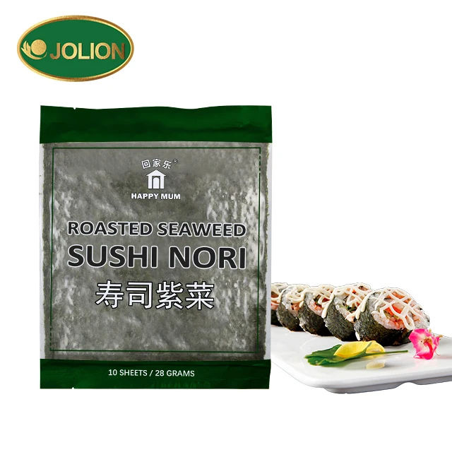 JOLION Wholesale Bulk Dried Fried Spicy Flavor korean snacks roasted Nori sheets korean seaweed price