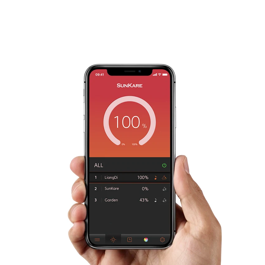 Freestanding balcony patio heater with smart phone APP control