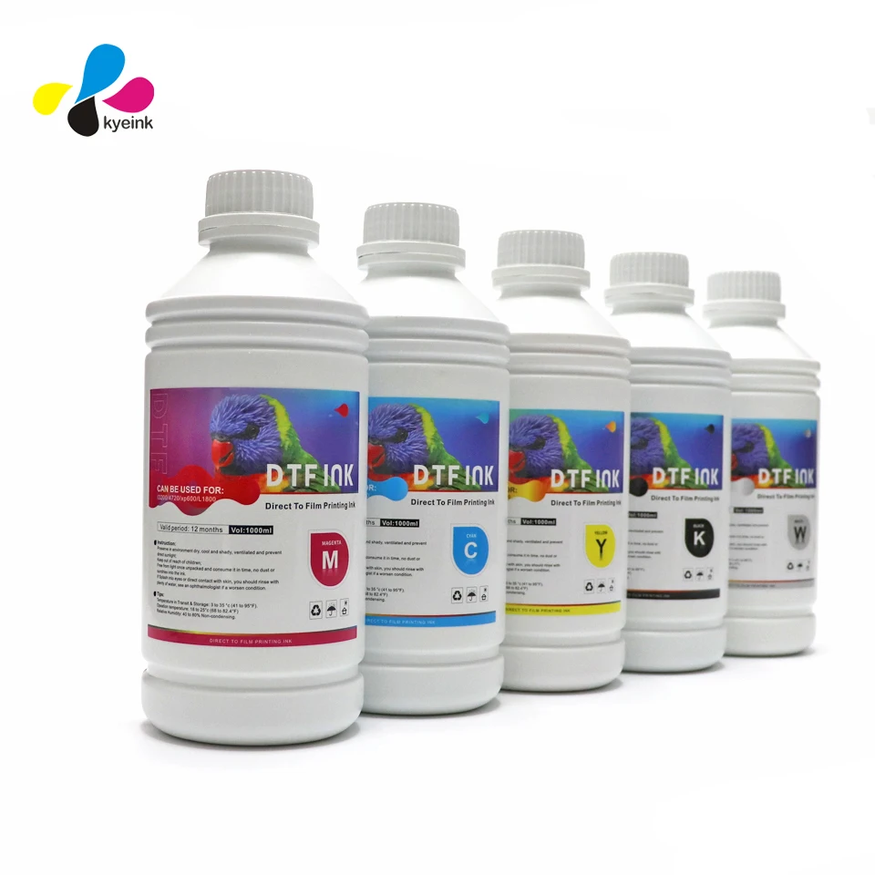 Water Based Dtf Ink 1000ml i3200 Xp600 L1800 L8805 Printer Printing Inks Dtf Consumables Ink