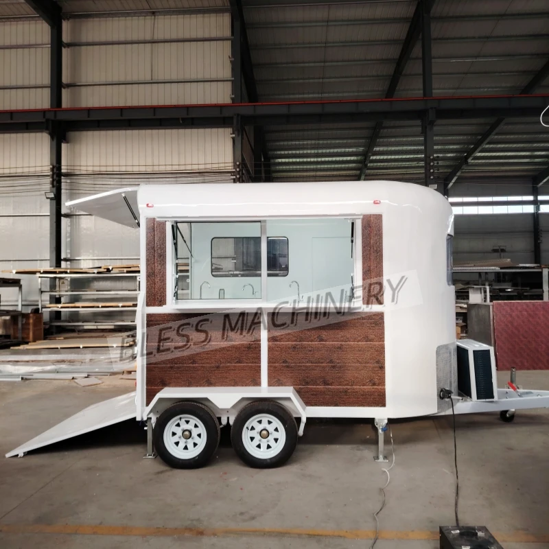 Beautiful Design Mobile Bar Ice Cream Cart Candy Coffee Trailer Vintage Concession Trailer Horse Food Trailer for Sale
