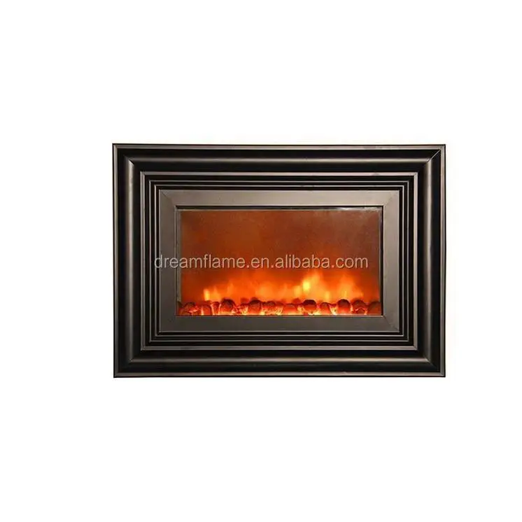 Древесный камин Chimenea самый продаваемый рекламный настенный белый 3D-камин с деревянными бревнами