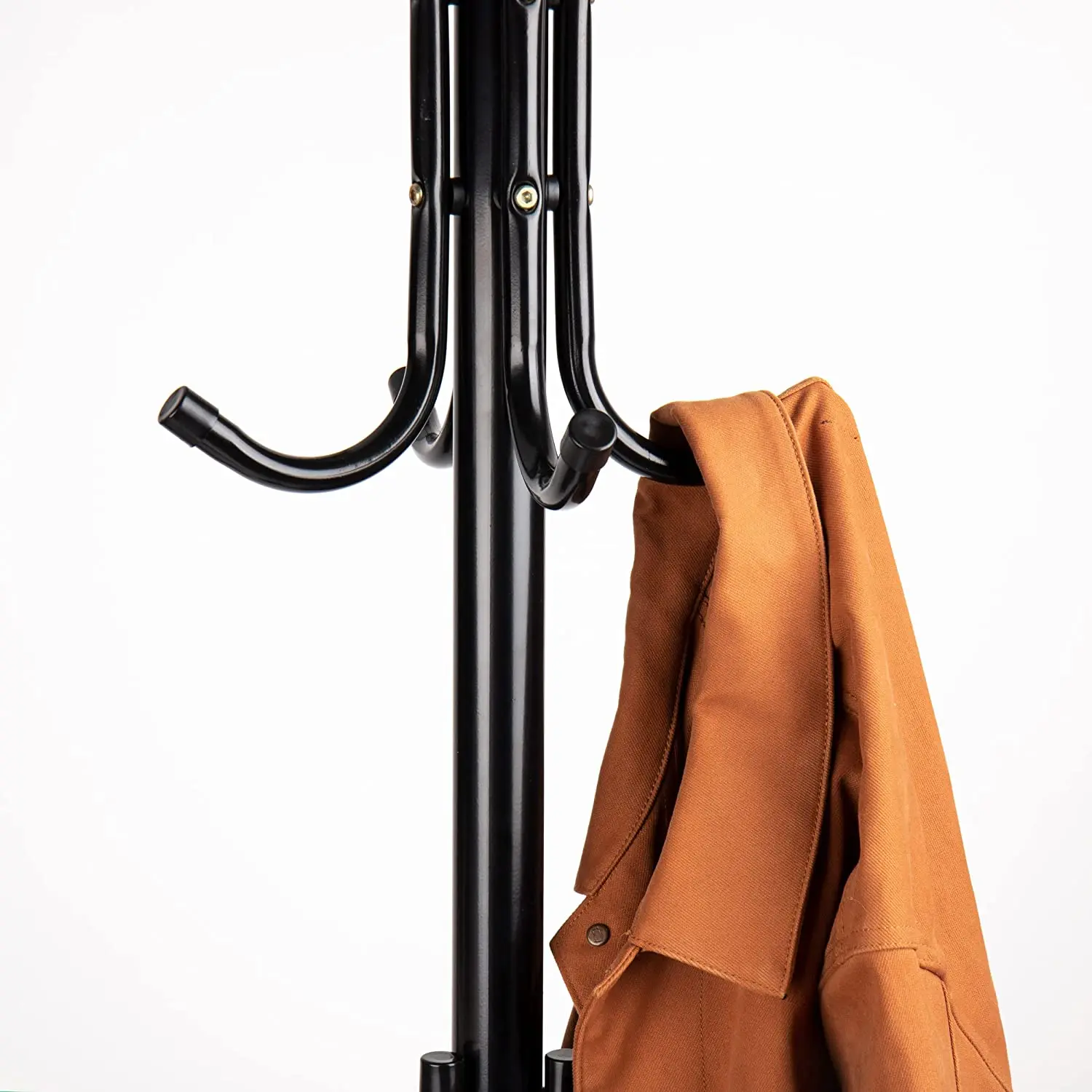 Factory Directly Sale Clothes Rack Metal Simple Standing Coat and Hat Hanger Organizer Rack