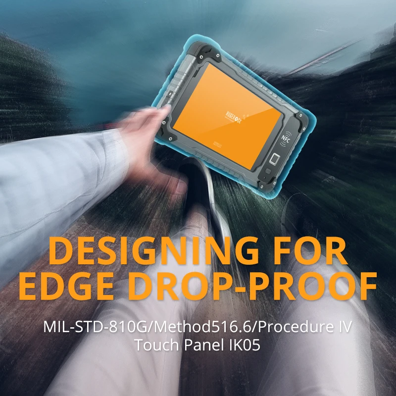 S70(2021) custom industrial rugged android tablet pc computer manufacture 7 inch certified nfc reader writer smart pos sim card