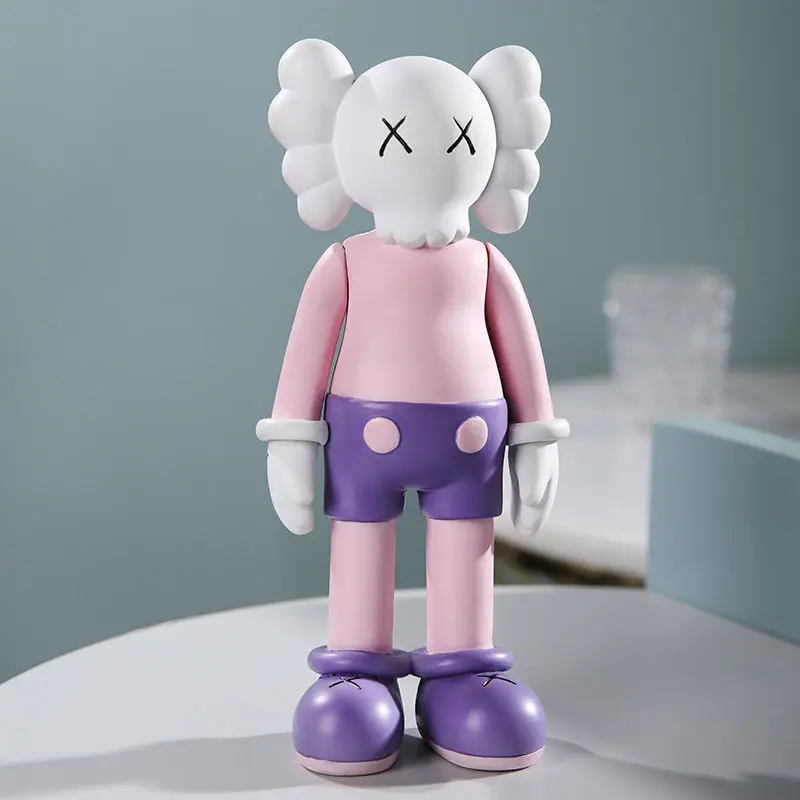 Полимерная скульптура Kaws с сильным медведем коробка для хранения ключей творчества гостиной офиса настольные статуи