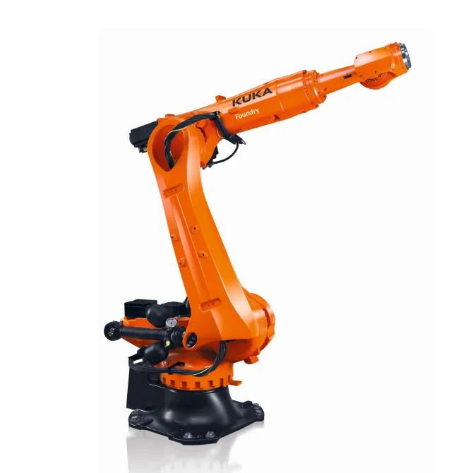  Промышленный робот KUKA 210R 2700 с рабочей нагрузкой 2701 мм и грузоподъемностью 120