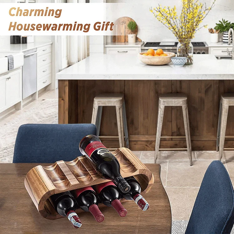 Luxury wine bottle holder decorative bottle stands for home decor and wine gifts